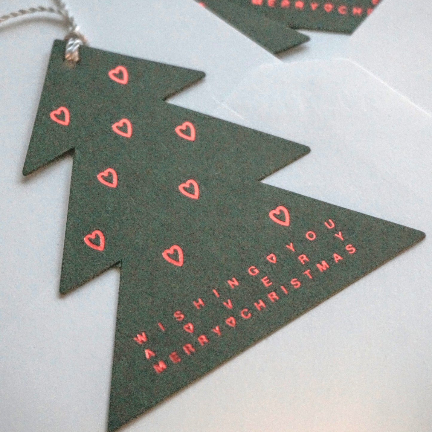 限定[Christmas tree] 紐付きカード 3枚セット