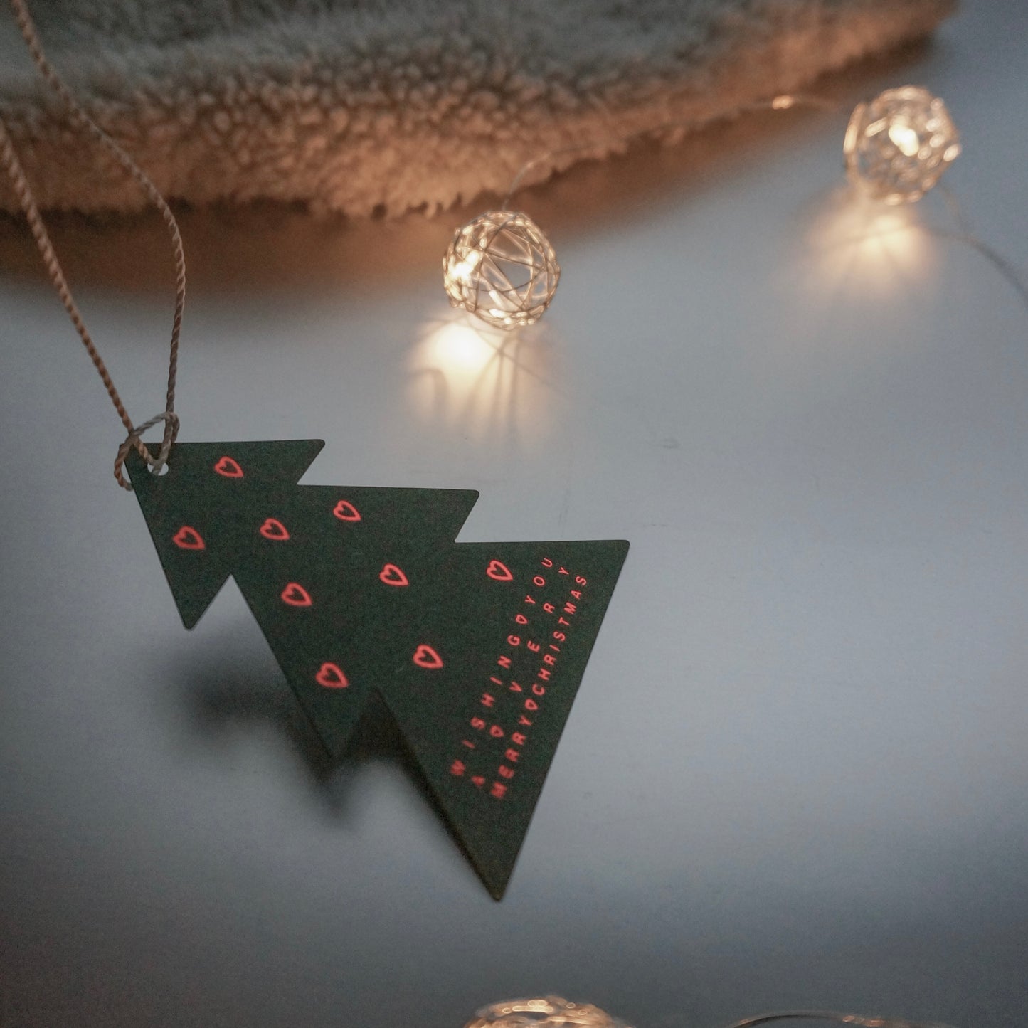 限定[Christmas tree] 紐付きカード 3枚セット