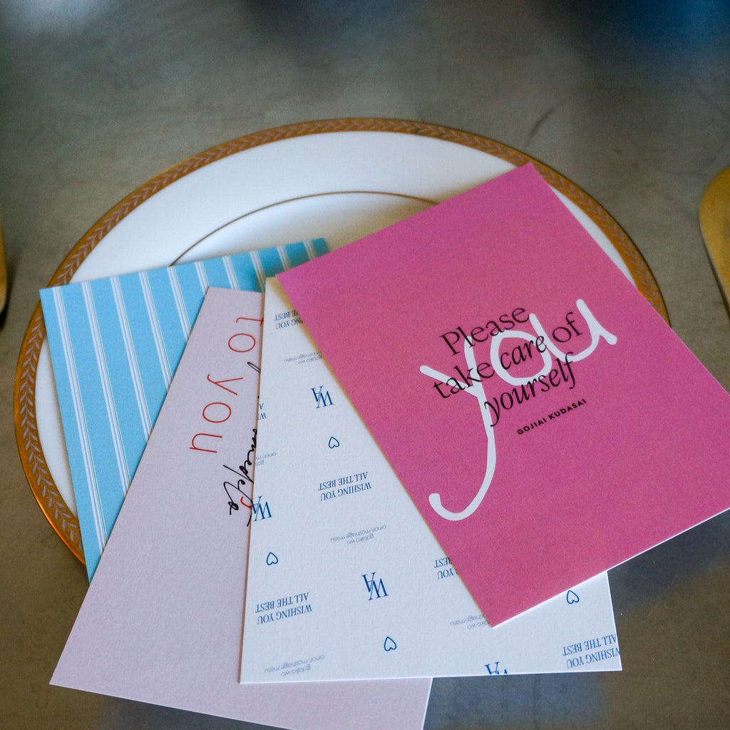 [maybe cute post cards] Postcard set of 8 (4 designs)