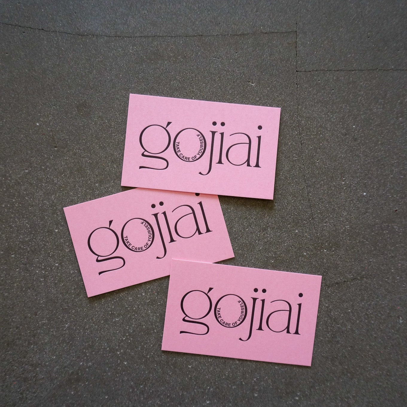 [gojiai] 名刺サイズカード 10枚セット