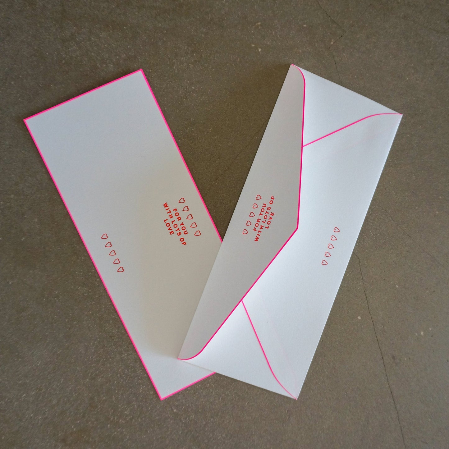 [FOR YOU WITH LOTS OF LOVE] letter set