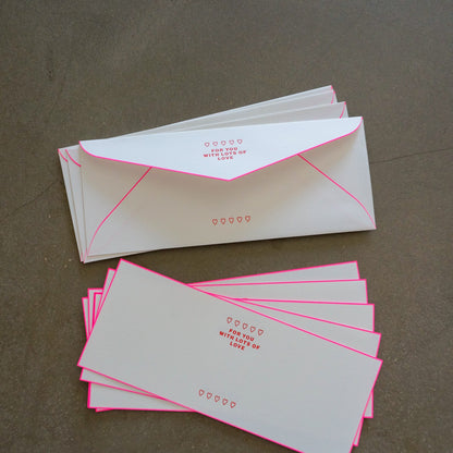 [FOR YOU WITH LOTS OF LOVE] letter set