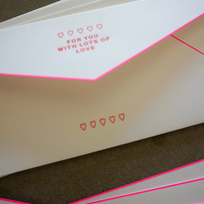 [FOR YOU WITH LOTS OF LOVE] letter set