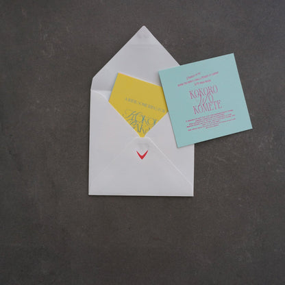 [love letter envelope ]  封筒5枚セット