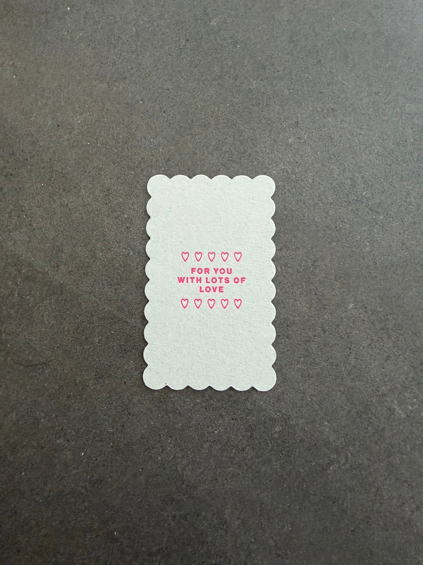 [FOR YOU WITH LOTS OF LOVE]ナミナミminiカード